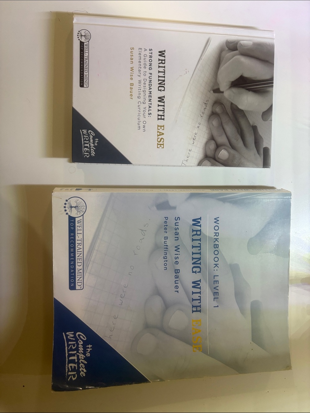 Writing With Ease Workbooks - Blue and White Covers